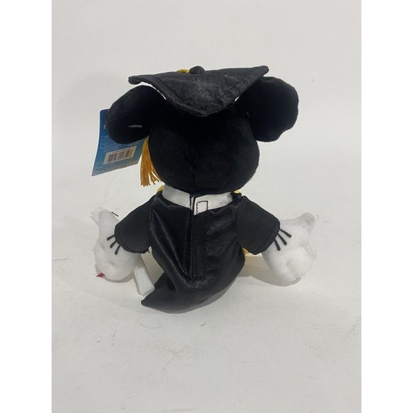 Disney 2022 Mickey Mouse in Cap Gown Graduation Musical Water Globe + Plush - Picture 6 of 6